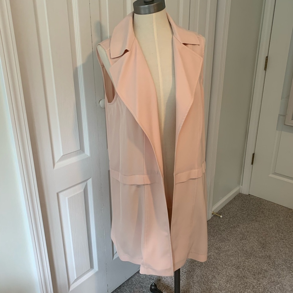 Pink Blazer Vest